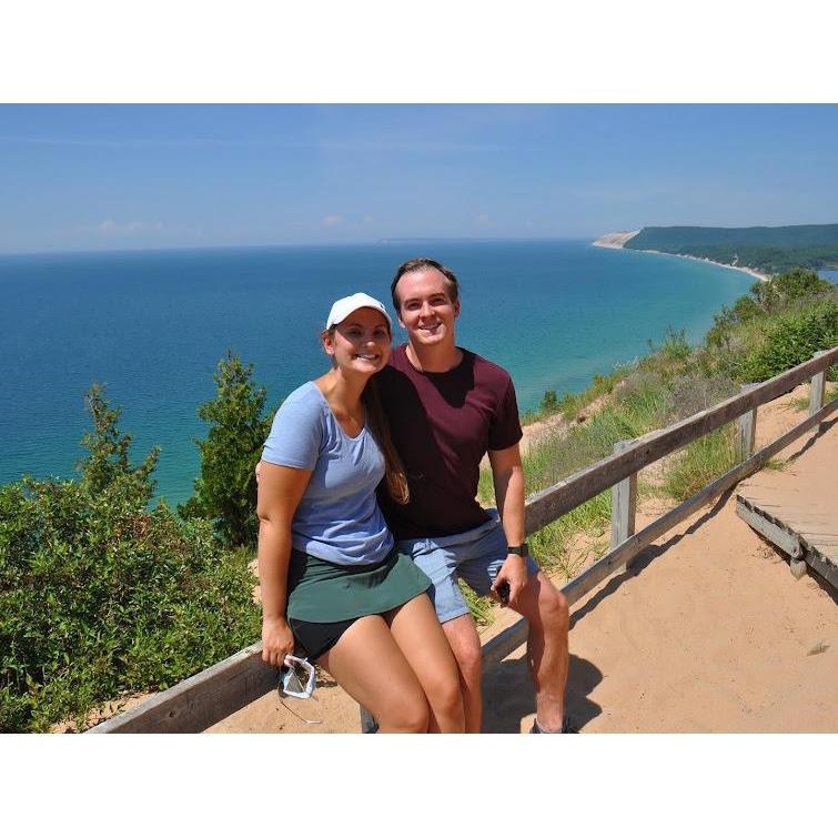 Enjoying the views in Northern Michigan and the Sleeping Bear Dunes - July 2020