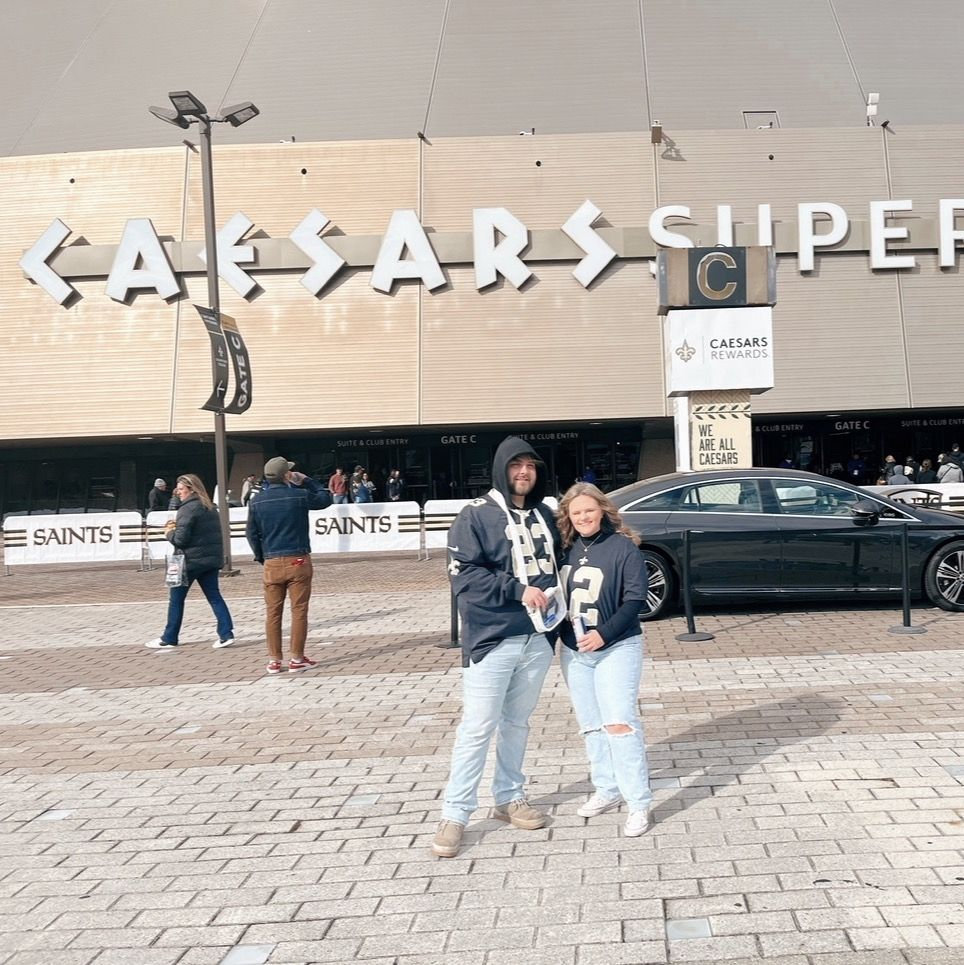 Our first Saints game