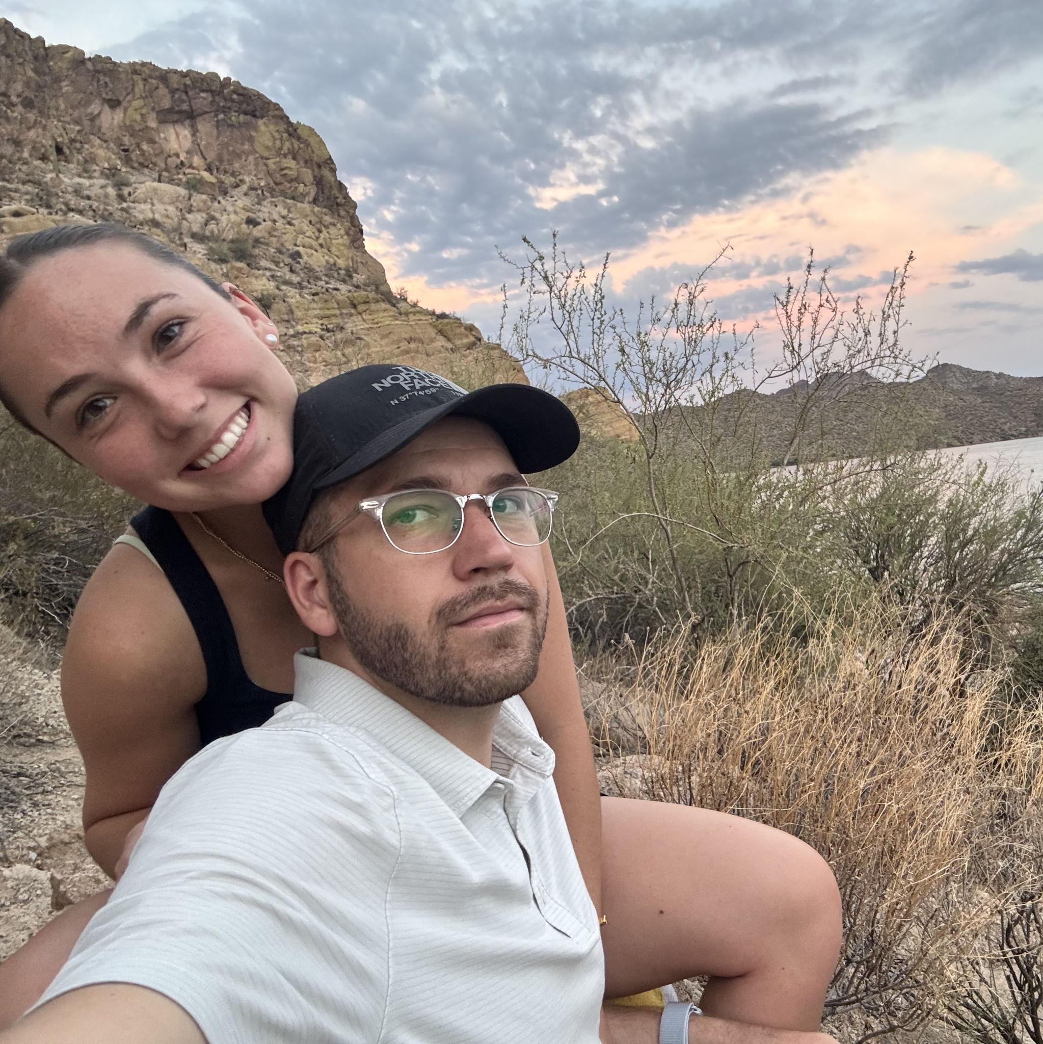 Sunset at Saguaro Lake