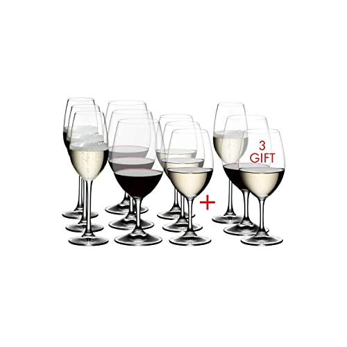 Riedel 5408/93 Ouverture White, Red Wine and Champagne Glass, Set of 12, Clear