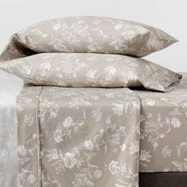 Printed Performance 400 Thread Count Sheet Set - Threshold™ - King / Khaki