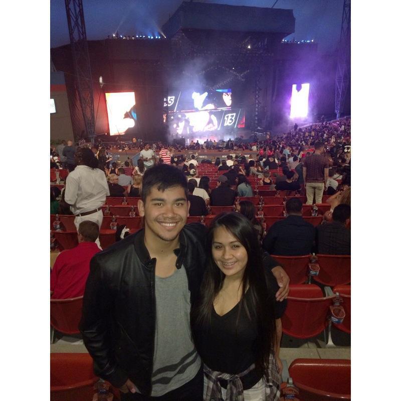2014 - 3 year anniversary (dinner + drake vs. lil wayne concert lol)