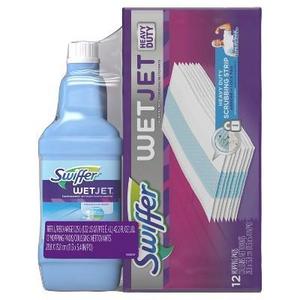 Swiffer® WetJet Pad & Liquid Bundle Pack 42.2 fl oz - 12ct