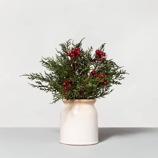 11.5" Cedar and Berry Faux Arrangement - Hearth & Hand™ with Magnolia