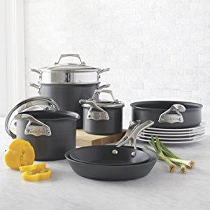 Sur La Table Dishwasher-Safe Hard-Anodized Nonstick 10-Piece Set 83590-C