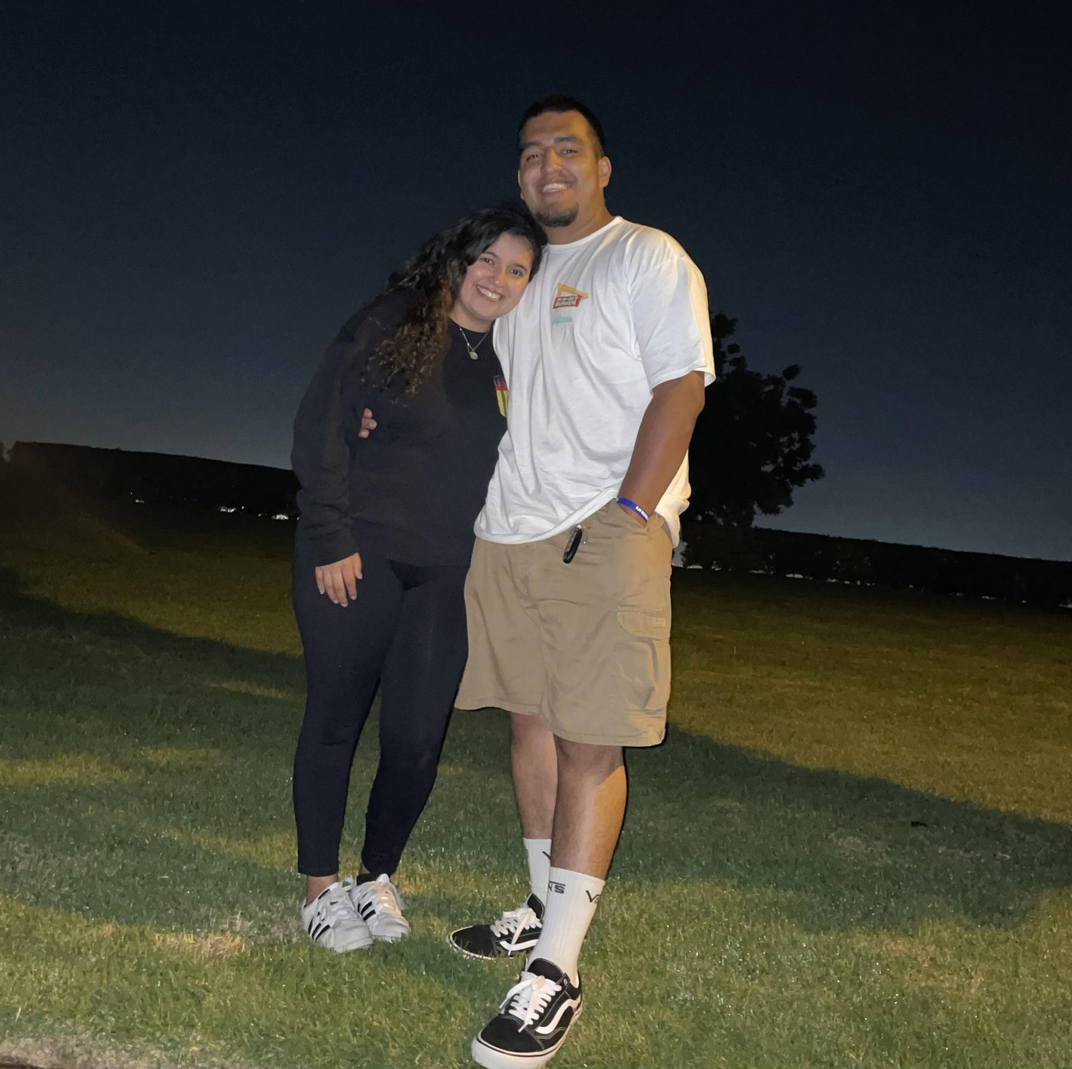 Our first picture after we became an official couple. June 2021.