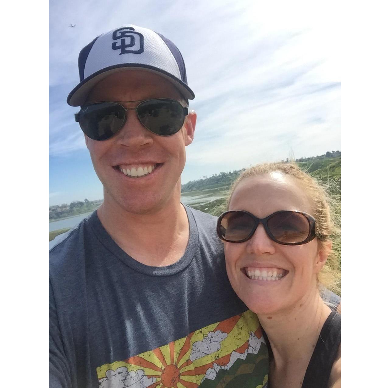 Our first photo together!