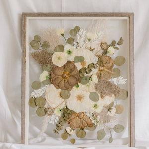 Pressed and Framed Bouquet and Boutonniere!