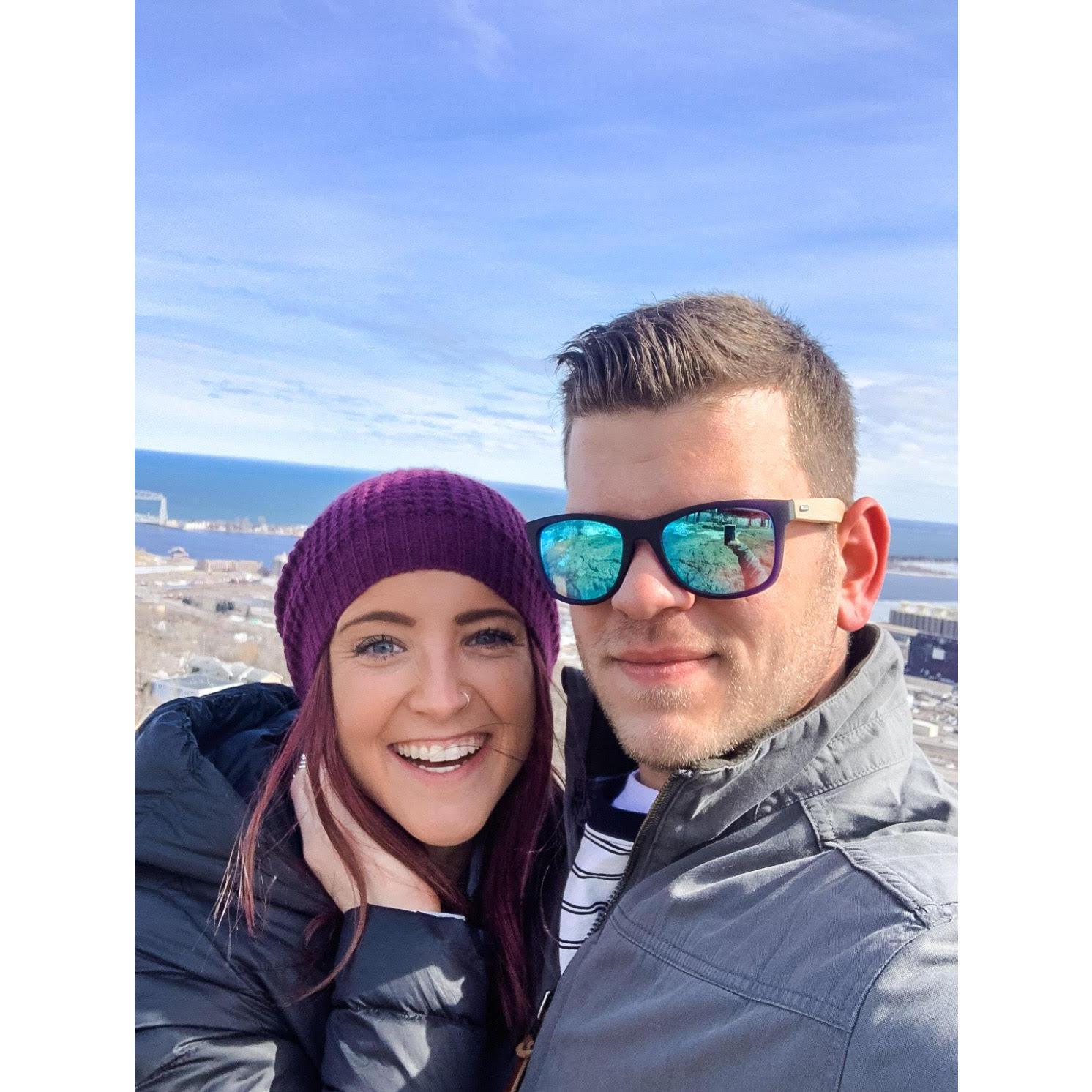First of many Duluth trips. That city will forever have a special place in our hearts!