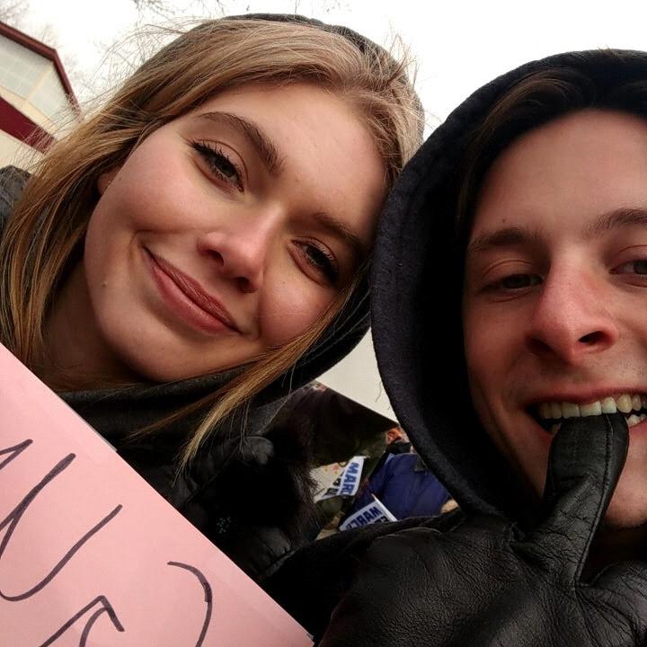 Protesting in St. Paul, March 2018.