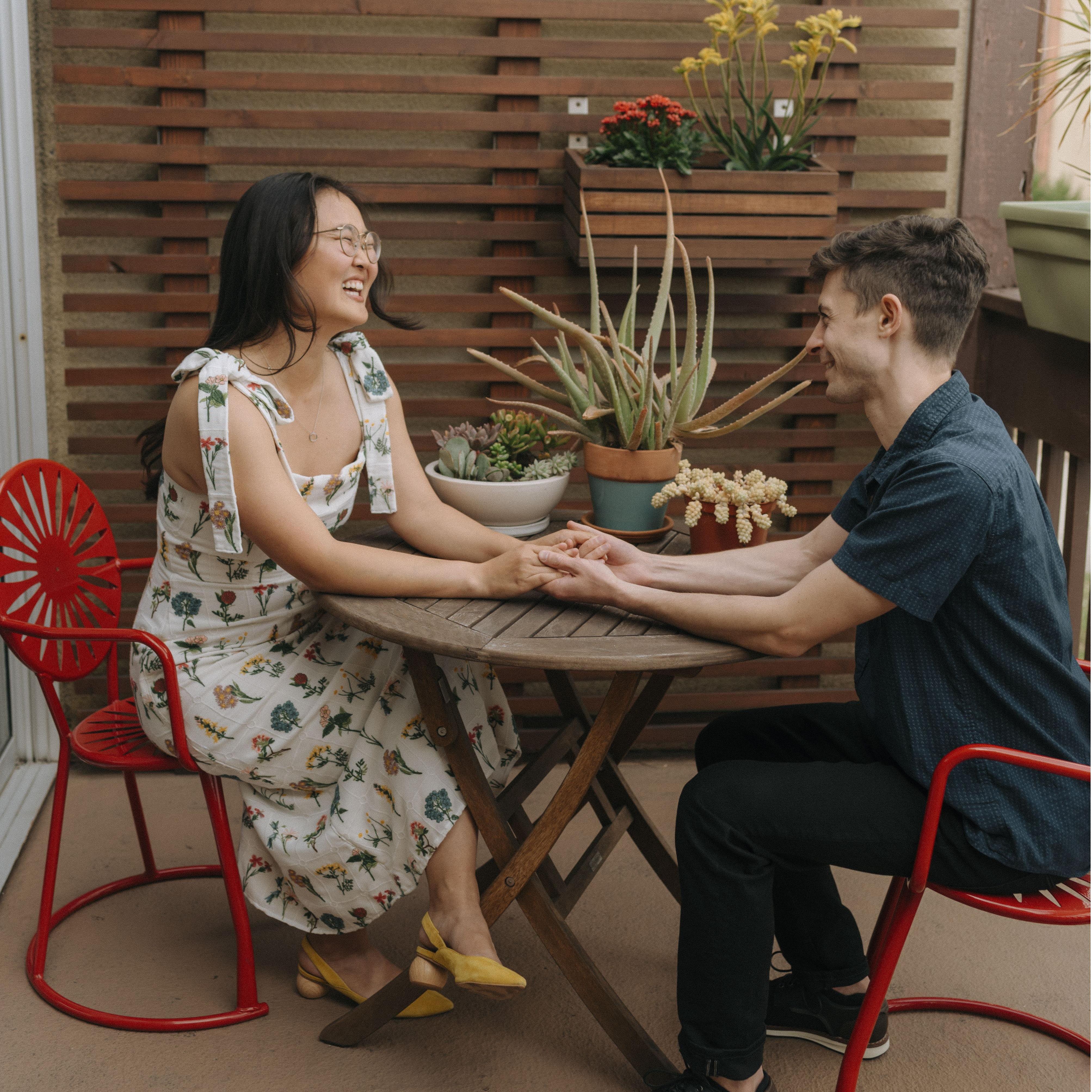 Engagement photos: our apartment