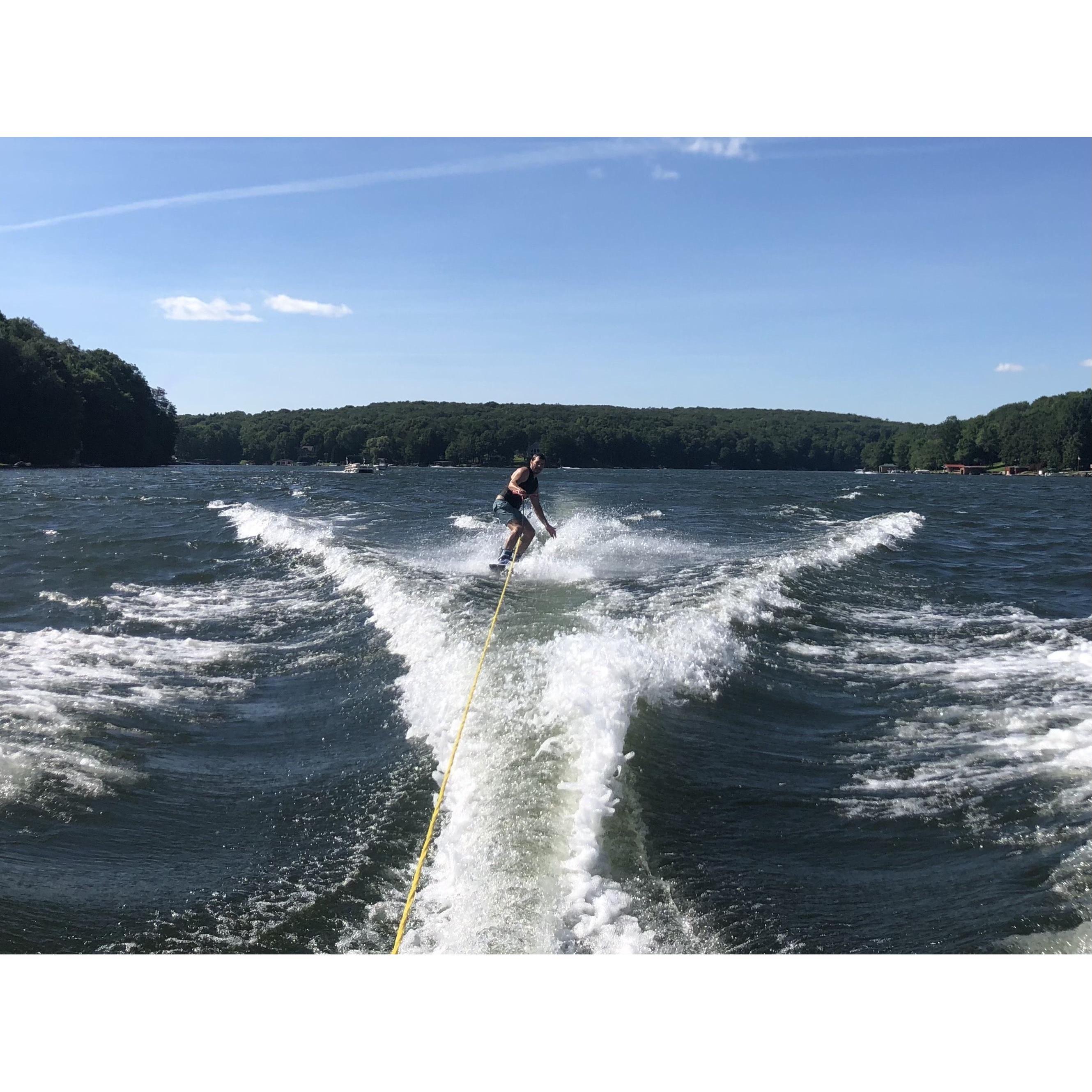 Geoff doing cool Geoff things