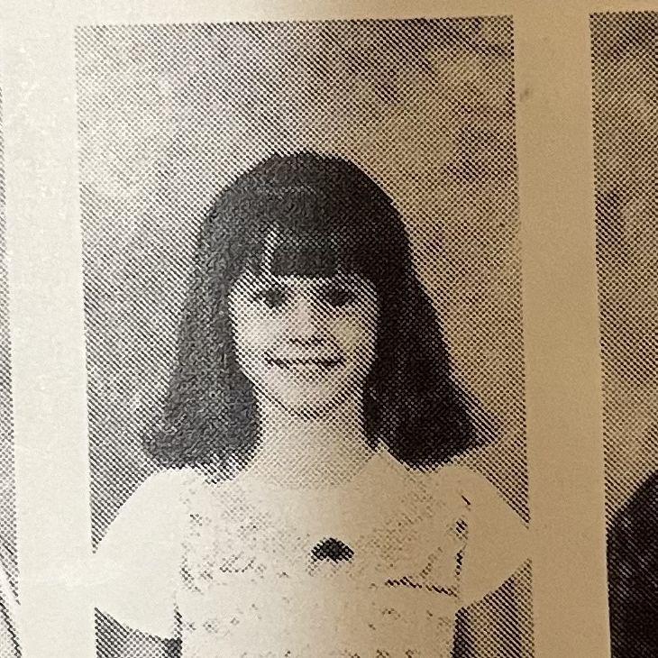 Megan in the same yearbook