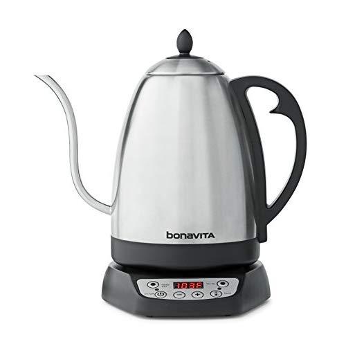 Bonavita 1.7L Variable Temperature Kettle Featuring Gooseneck Spout, BV382518V