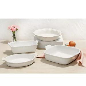 Le Creuset Stoneware 4-Pc. Heritage Bakeware Essentials Set - Macy's