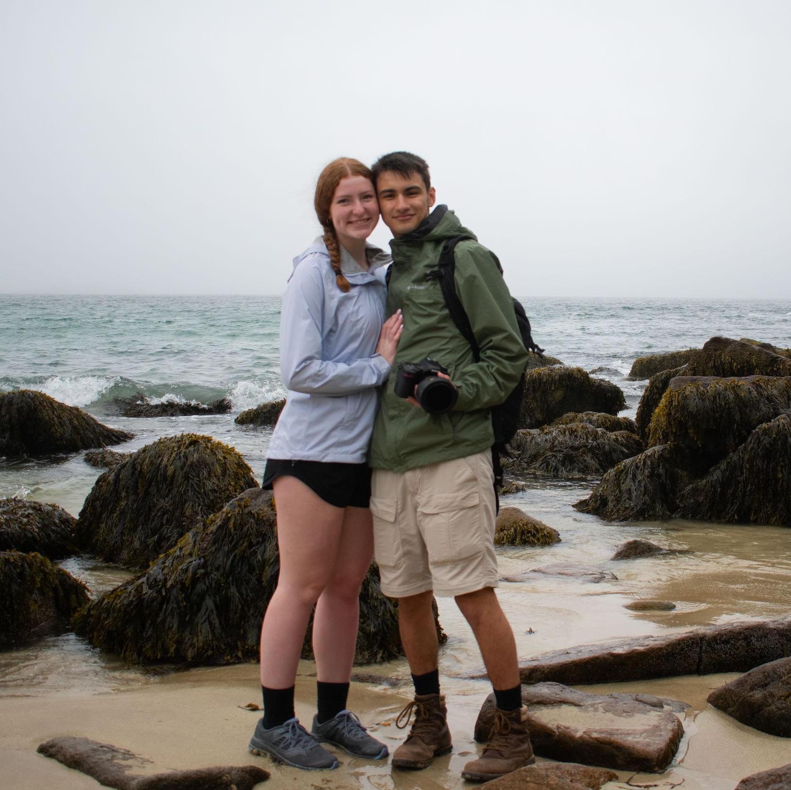 6.26.21 - Amy and Emanuel in Bar Harbor, Maine.
