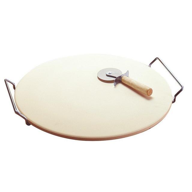 GoodCook Round Pizza Baking Stone Metal Rack, 2 Piece