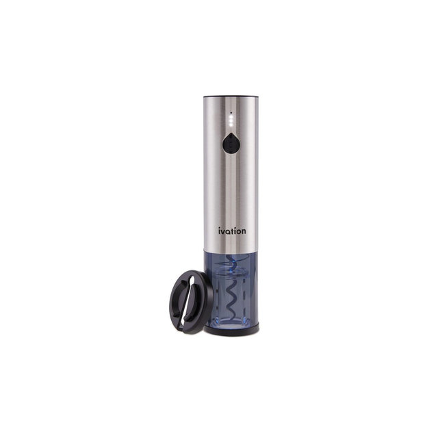 Ivation Electric Wine Opener with Wine Foil Cutter for Wine Bottles