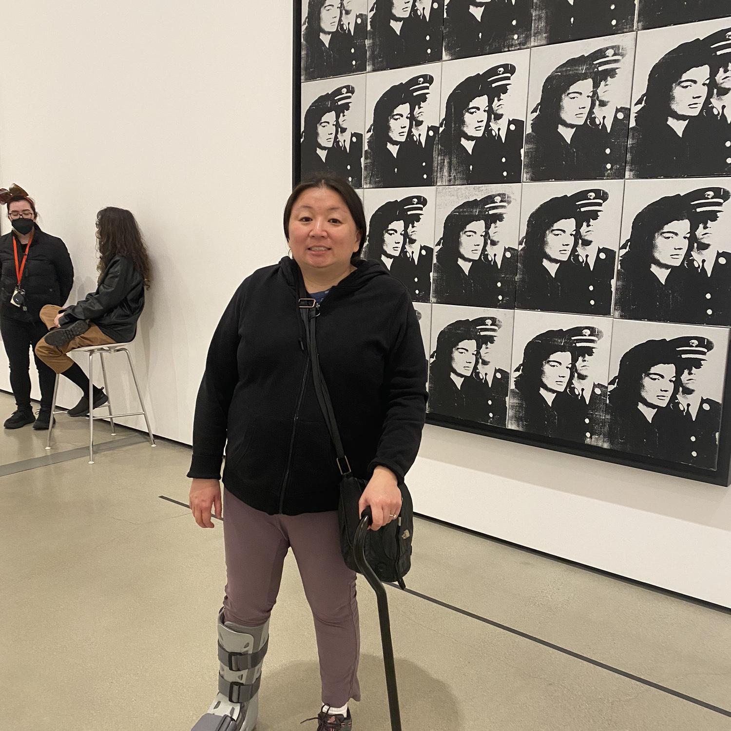 Andy Wahol's art the Broad Museum, Los Angeles.