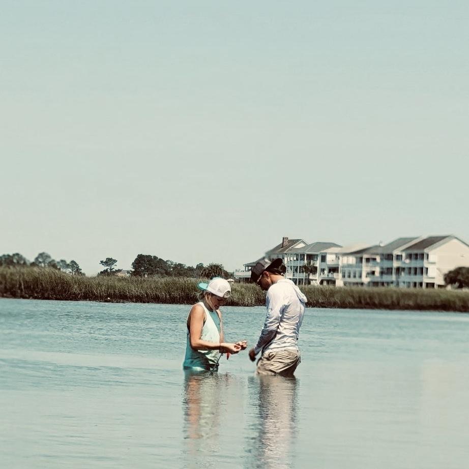 Ava and Darren love being outdoors, especially fishing.