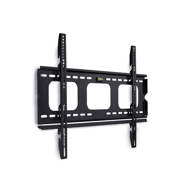 Mount-It! Low-Profile TV Wall Mount 1" Slim Fixed Bracket for 32, 40, 42, 48, 49, 50, 51, 52, 55, 60 inch TVs VESA Compatible up to 600 x 400 Black