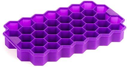 Silicone ice cube tray
