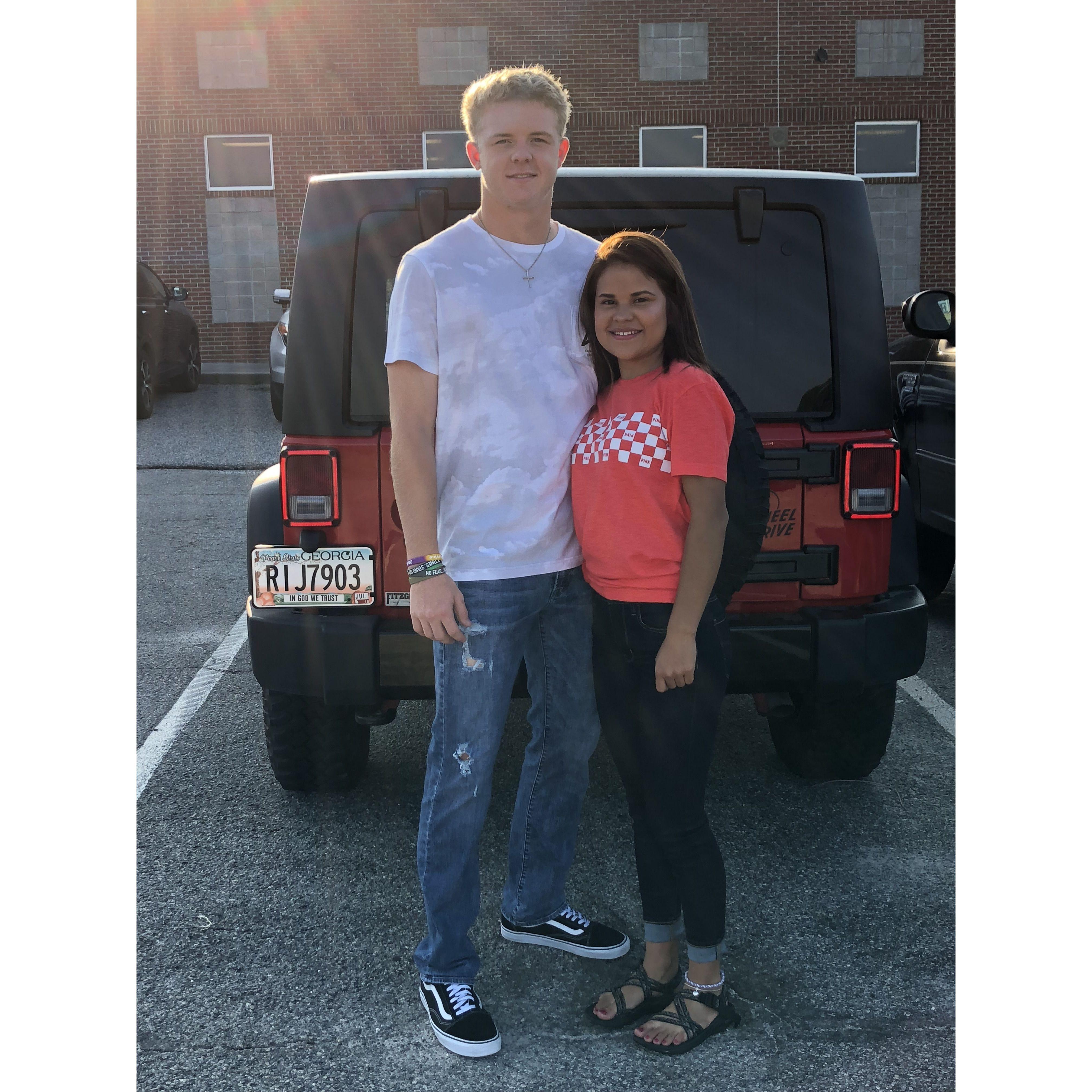 First day of senior year.. 2018!