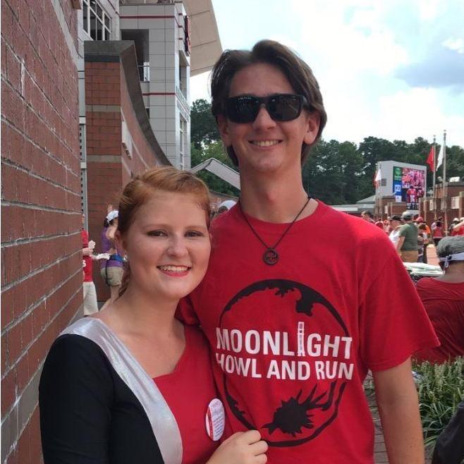 September 1, 2018 - The first of MANY pictures we got of me in uniform and Julian coming to watch me perform.