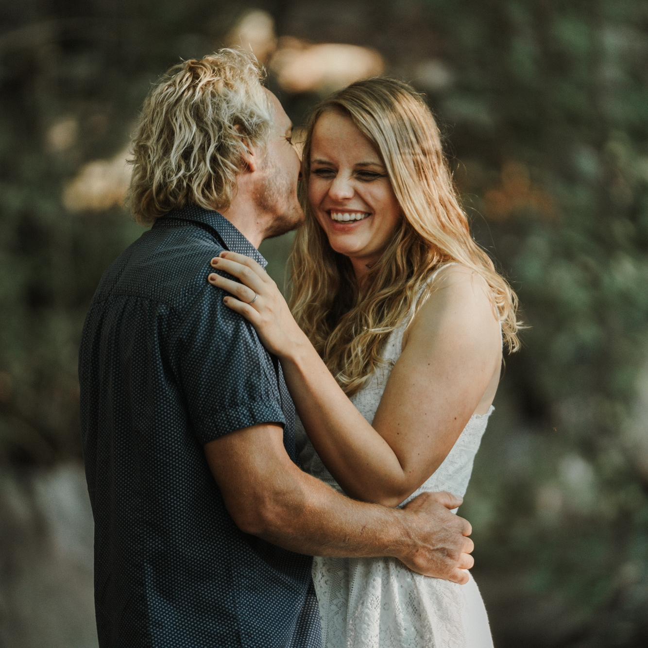 Our engagement photos taken by our friend Xavier Hazen at Glenn Falls, Tennessee.