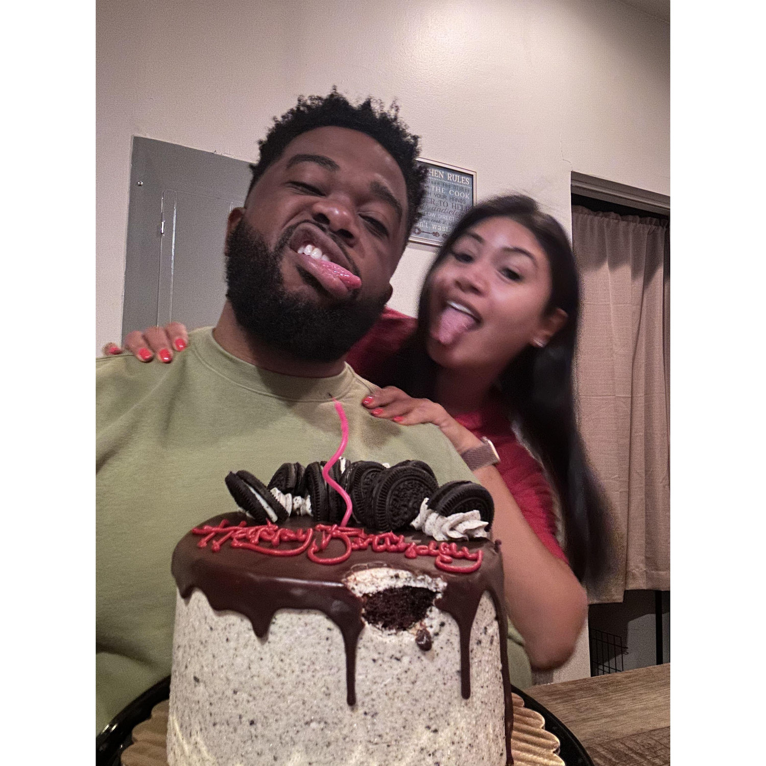 First B-day celebration together for my Husband to be.