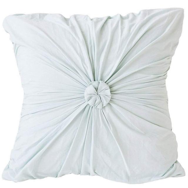 Lazybones Euro Rosette in Chalk Blue Organic Cotton