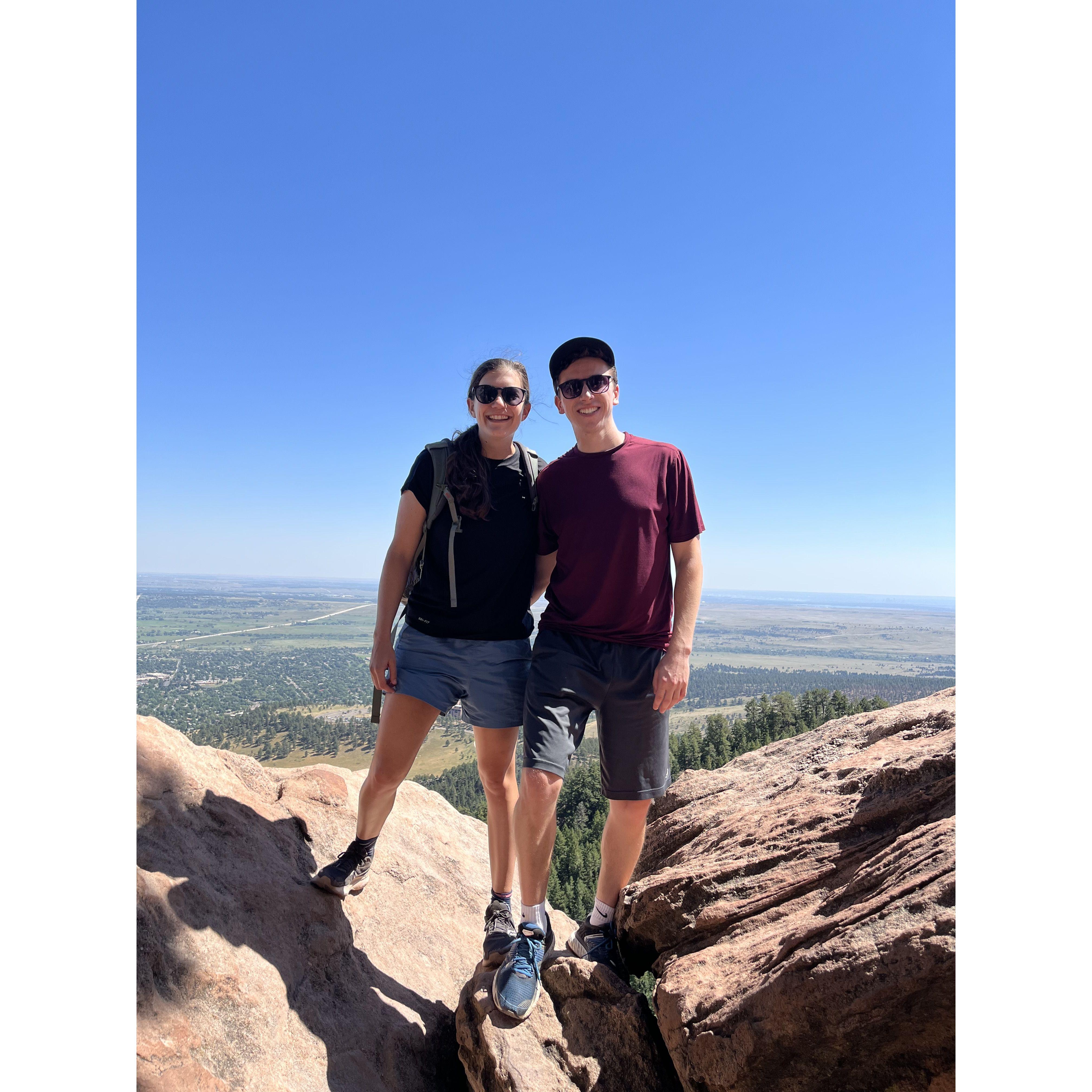 Royal Arches hike just outside of Boulder