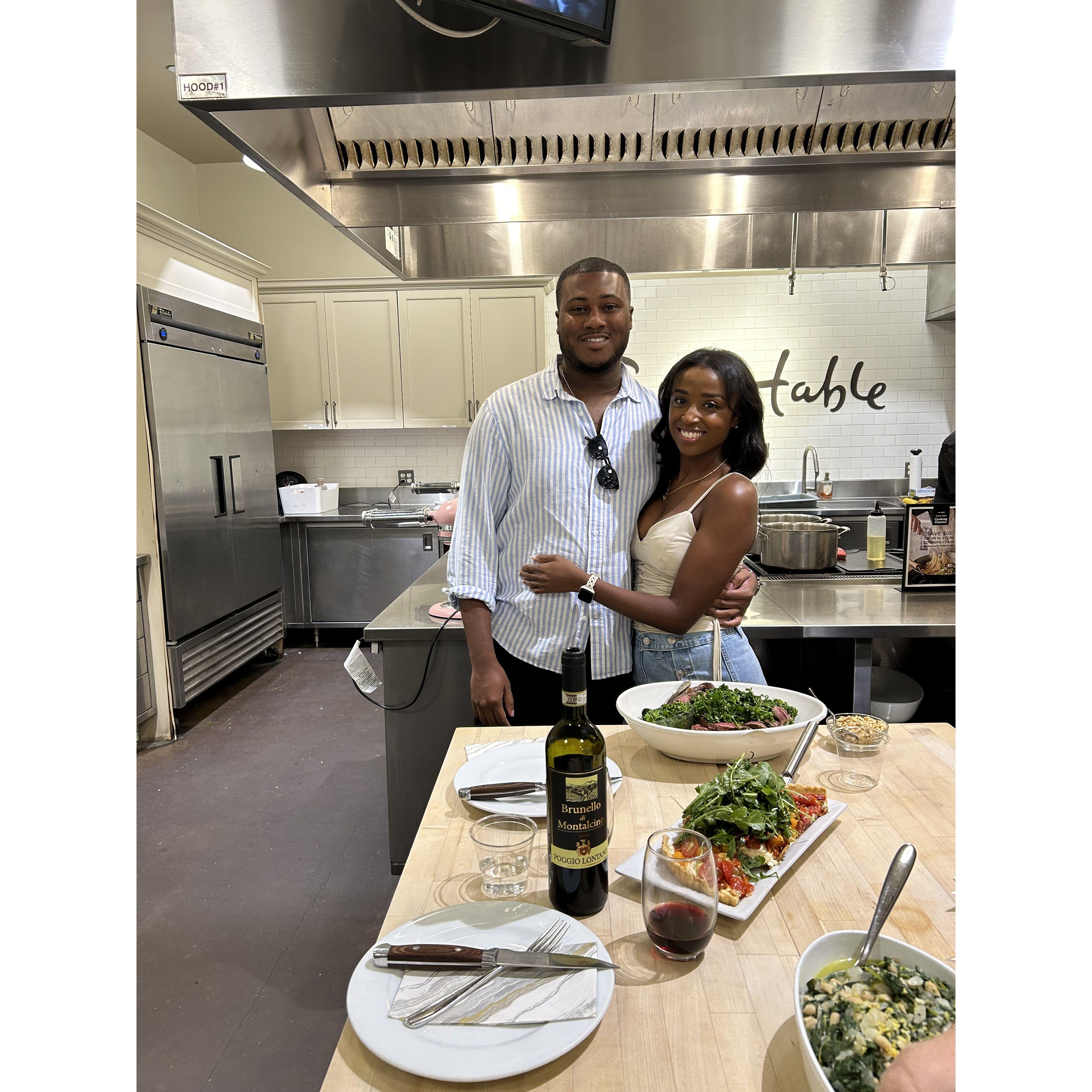 Cooking Class at Sur La Table