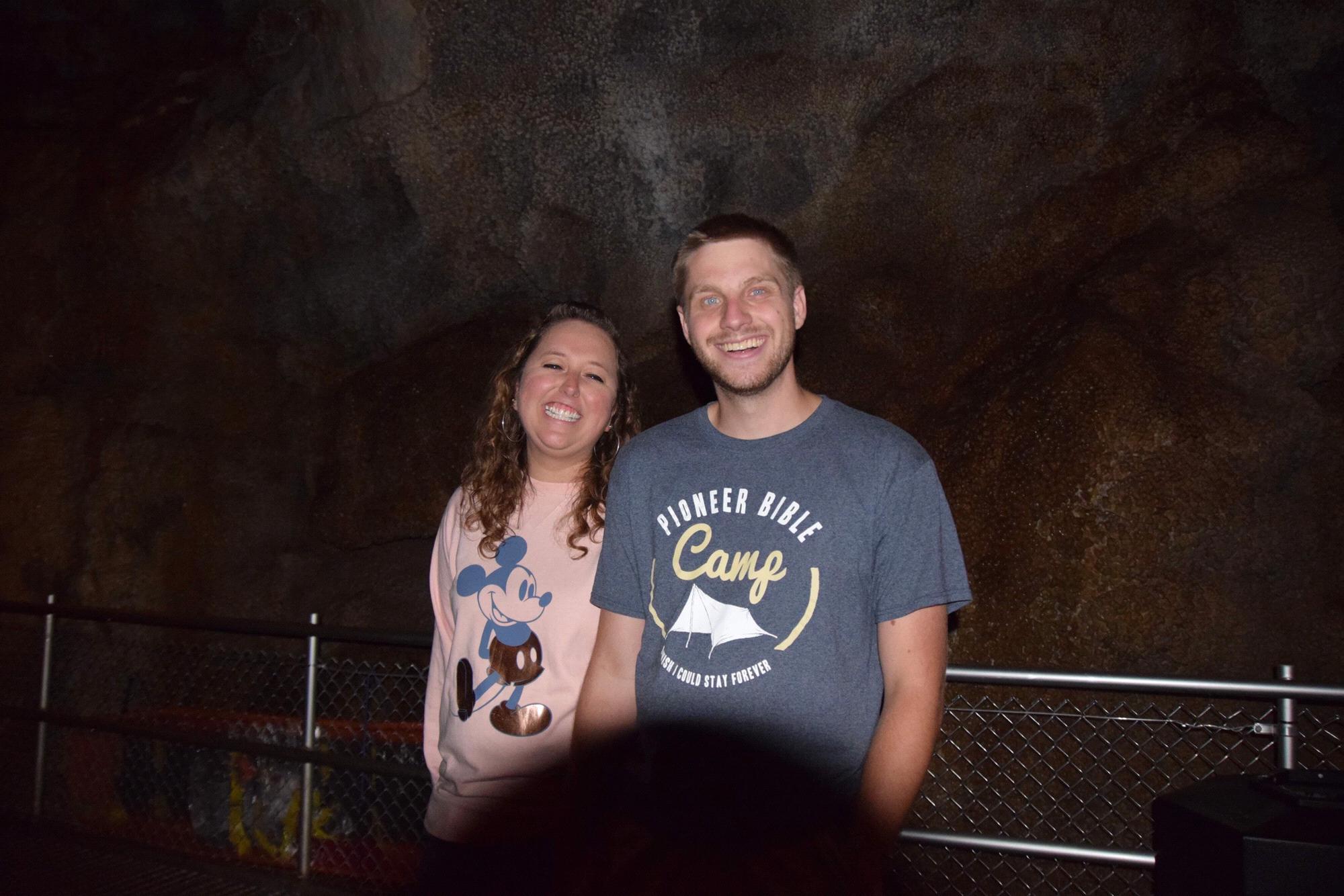Jewel Cave with family in Custer State Park
