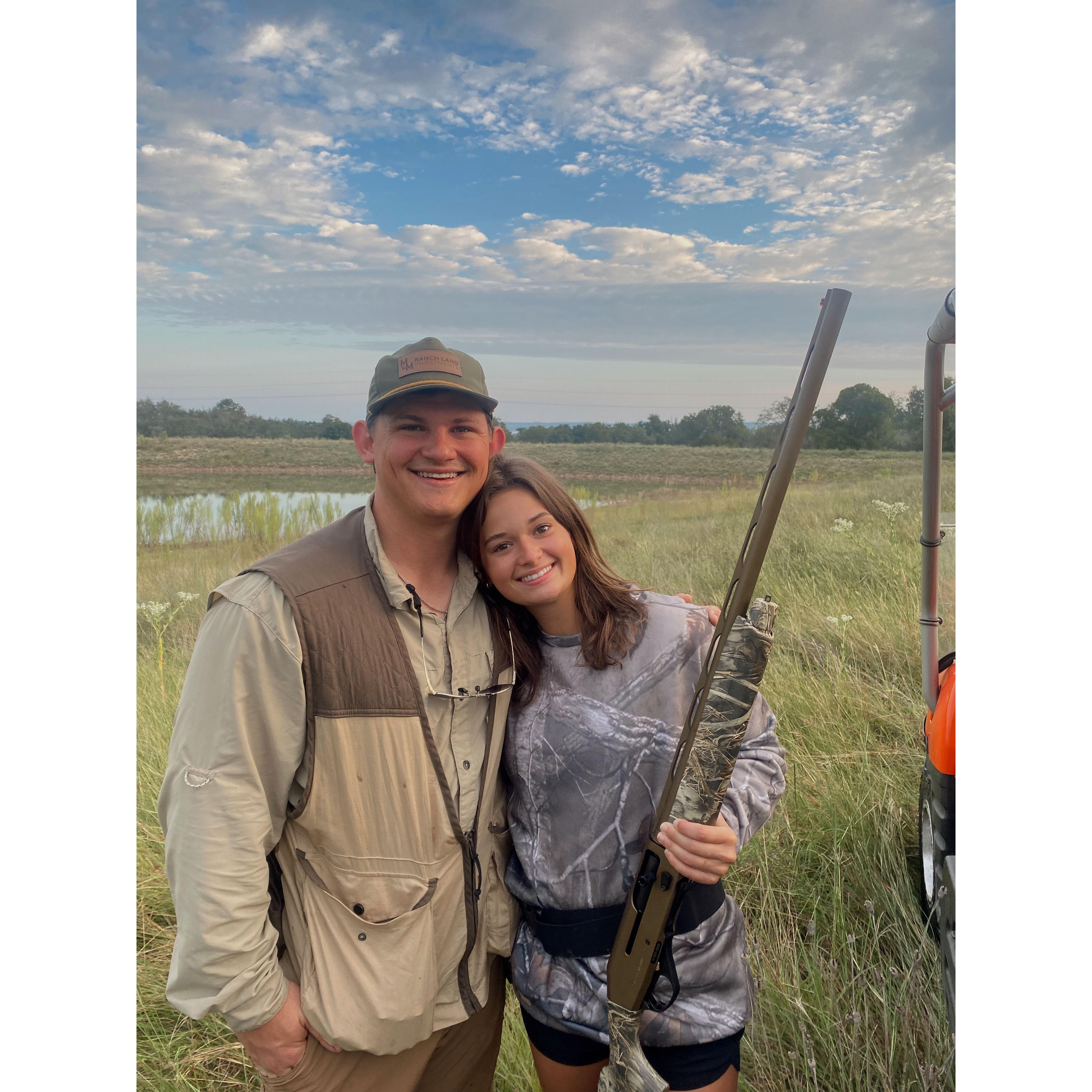 First of many hunting trips