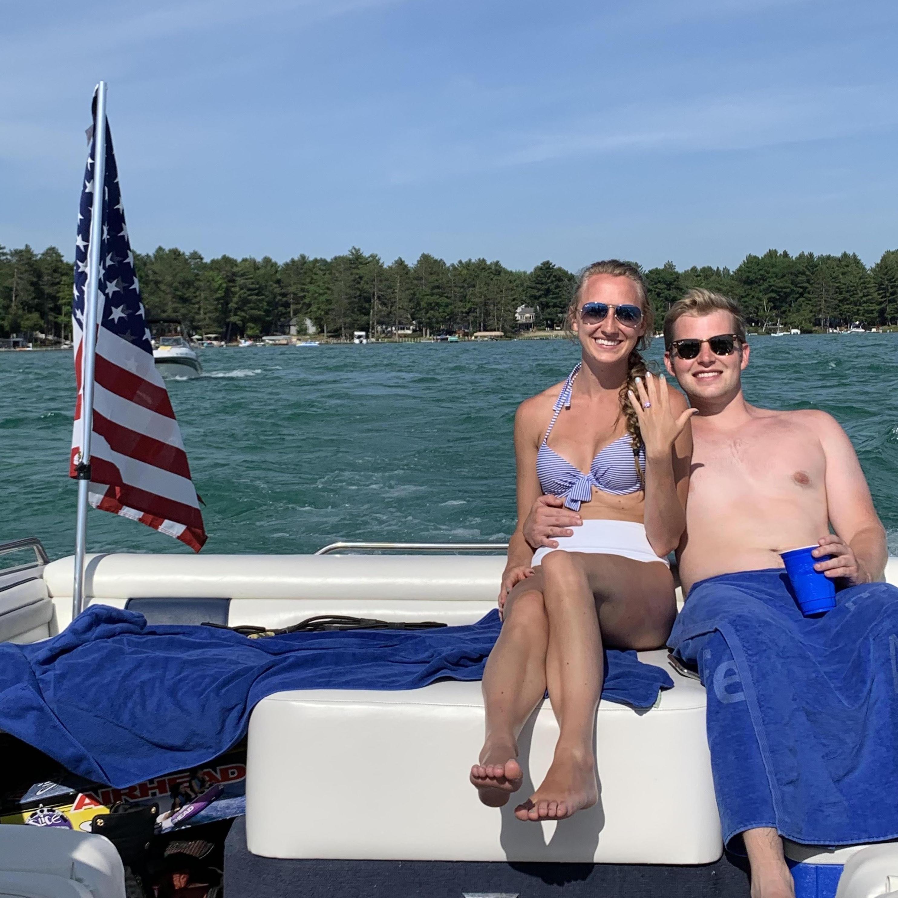 The day we got engaged!