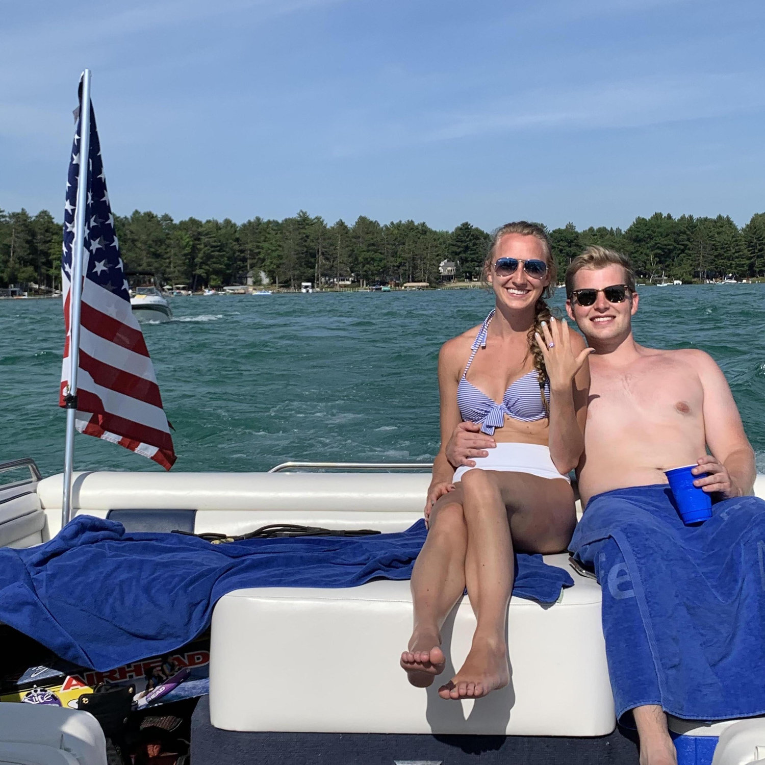 The day we got engaged!