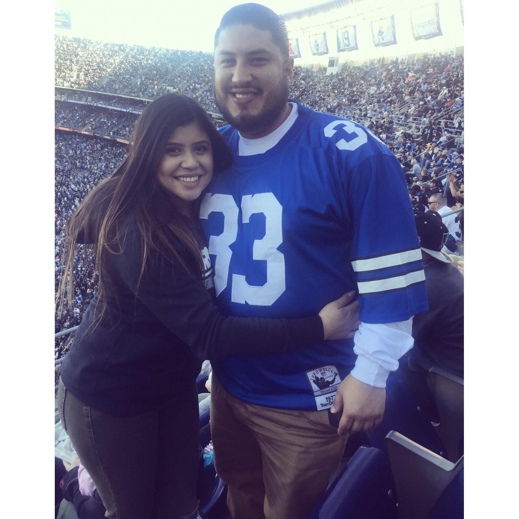 First Football game