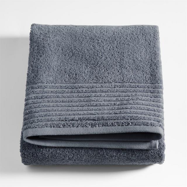 Refibra Pebble Blue Organic Cotton Bath Sheet