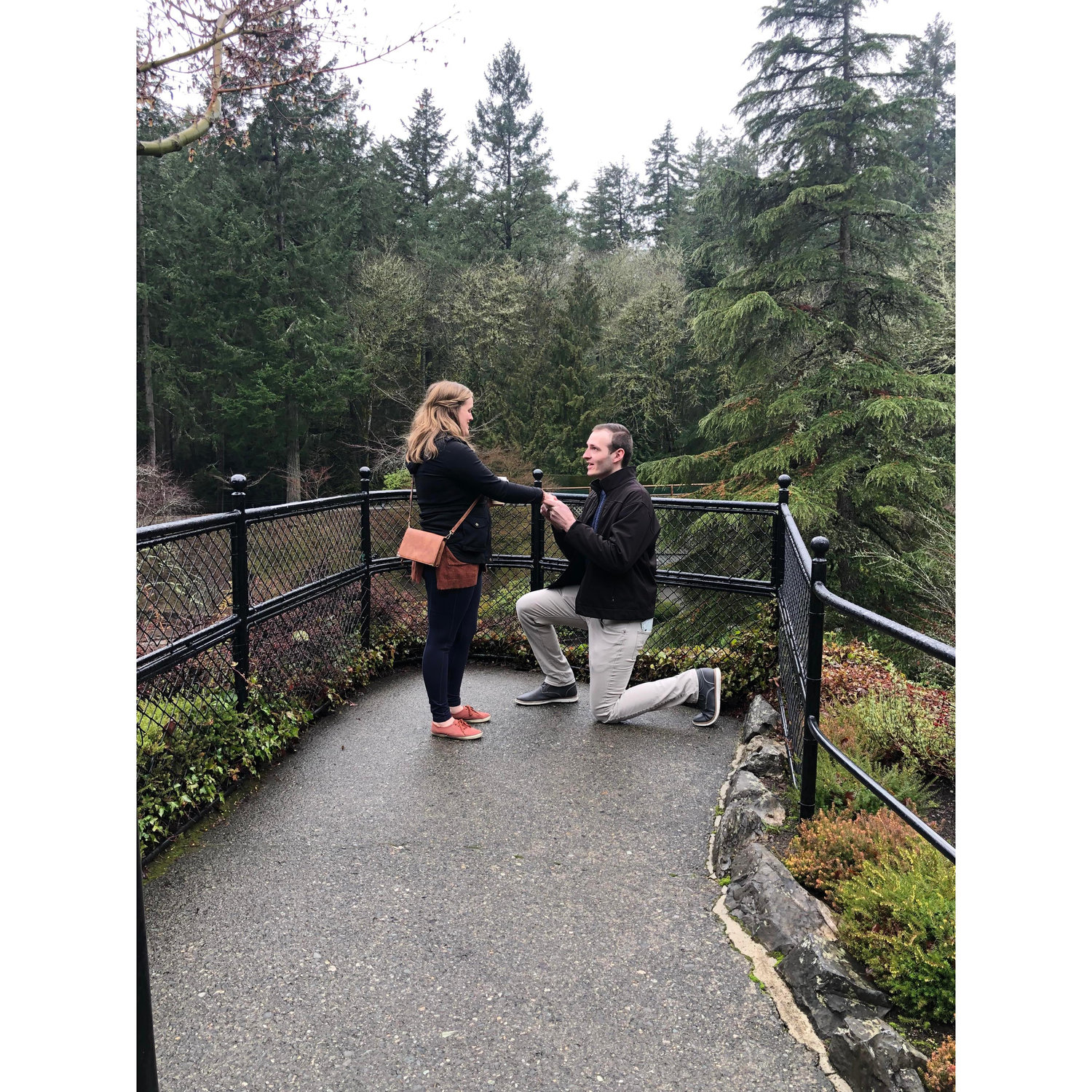 The Proposal at Butchart Gardens -Victoria, BC