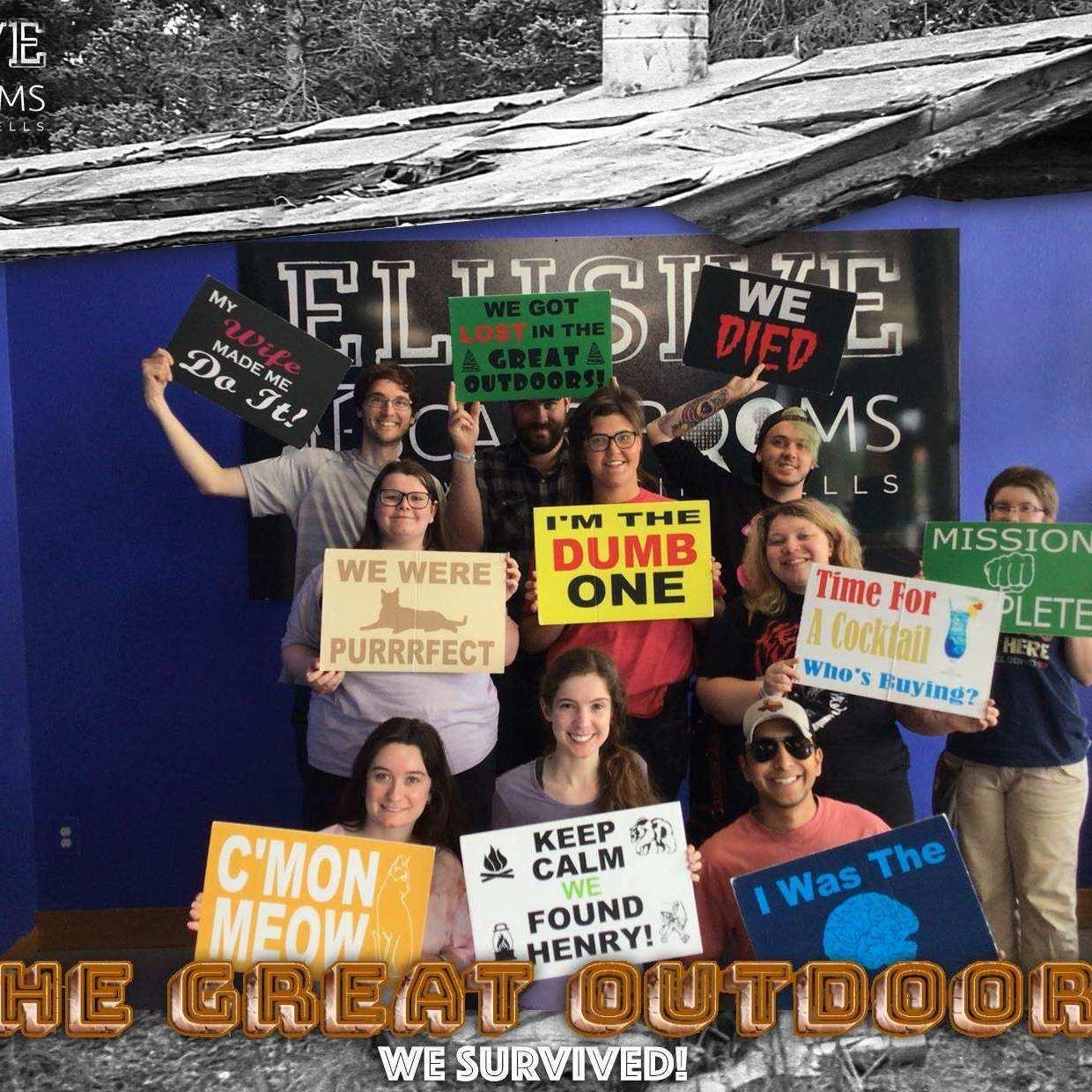 Zimmer Not-Fam vacation to the Dells! An escape room will really test a family.