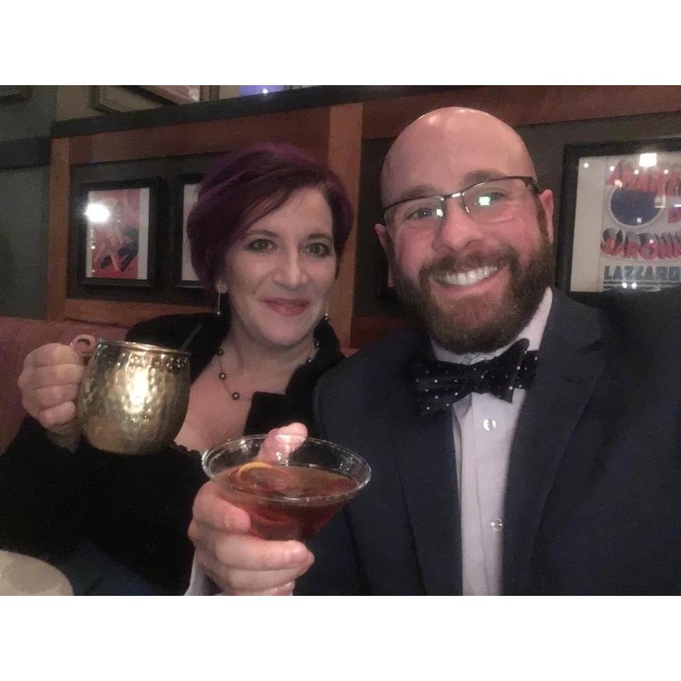 Lisa's birthday - dinner and then off to the theatre.