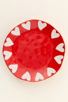 Vida Icon Stoneware Dessert Plate: Valentine's Day Edition