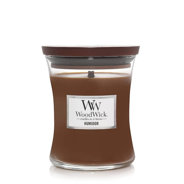 WoodWick Humidor Medium Hourglass Candle, 9.7 oz.