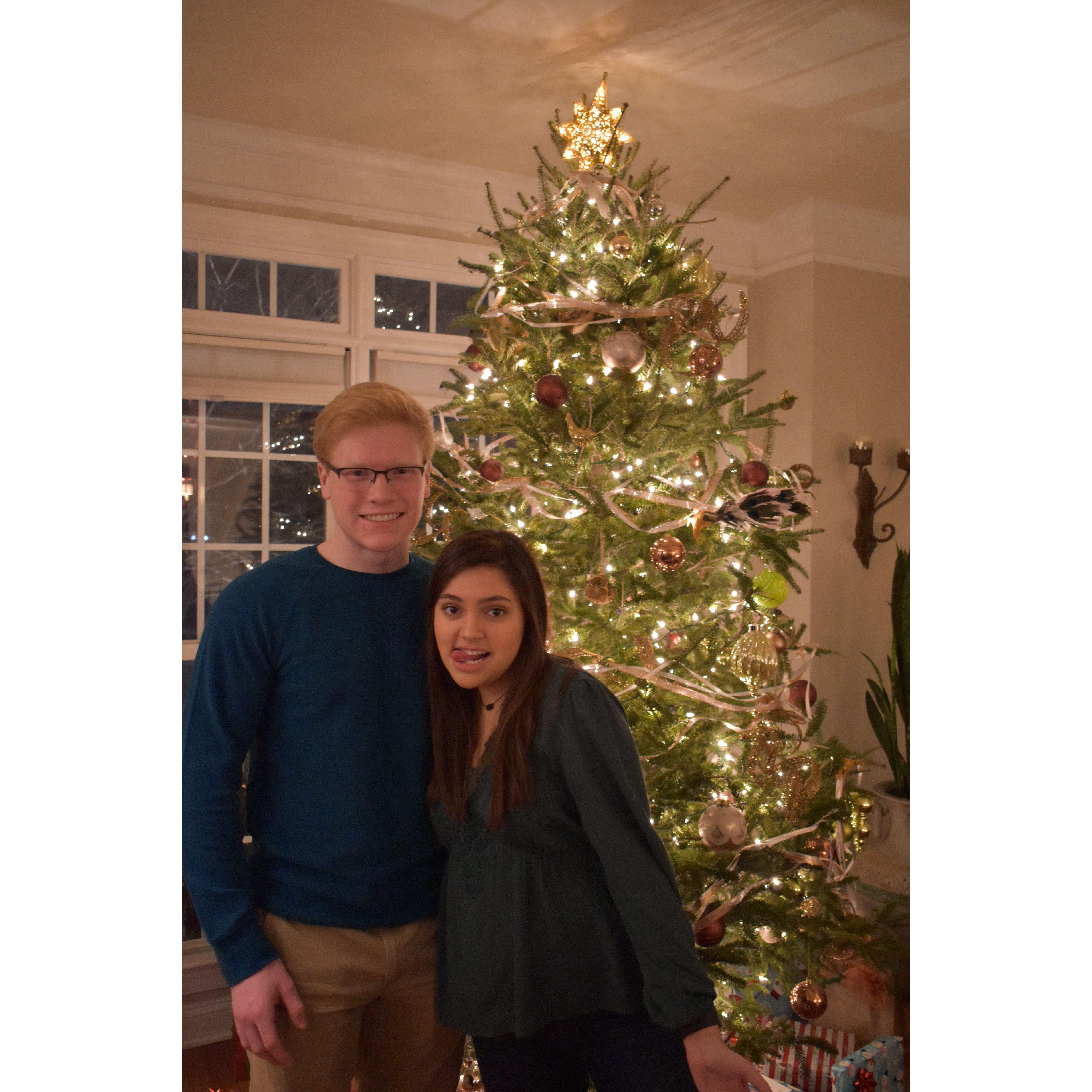 December 2019
Our first Christmas together! We were so excited to give each other gifts
