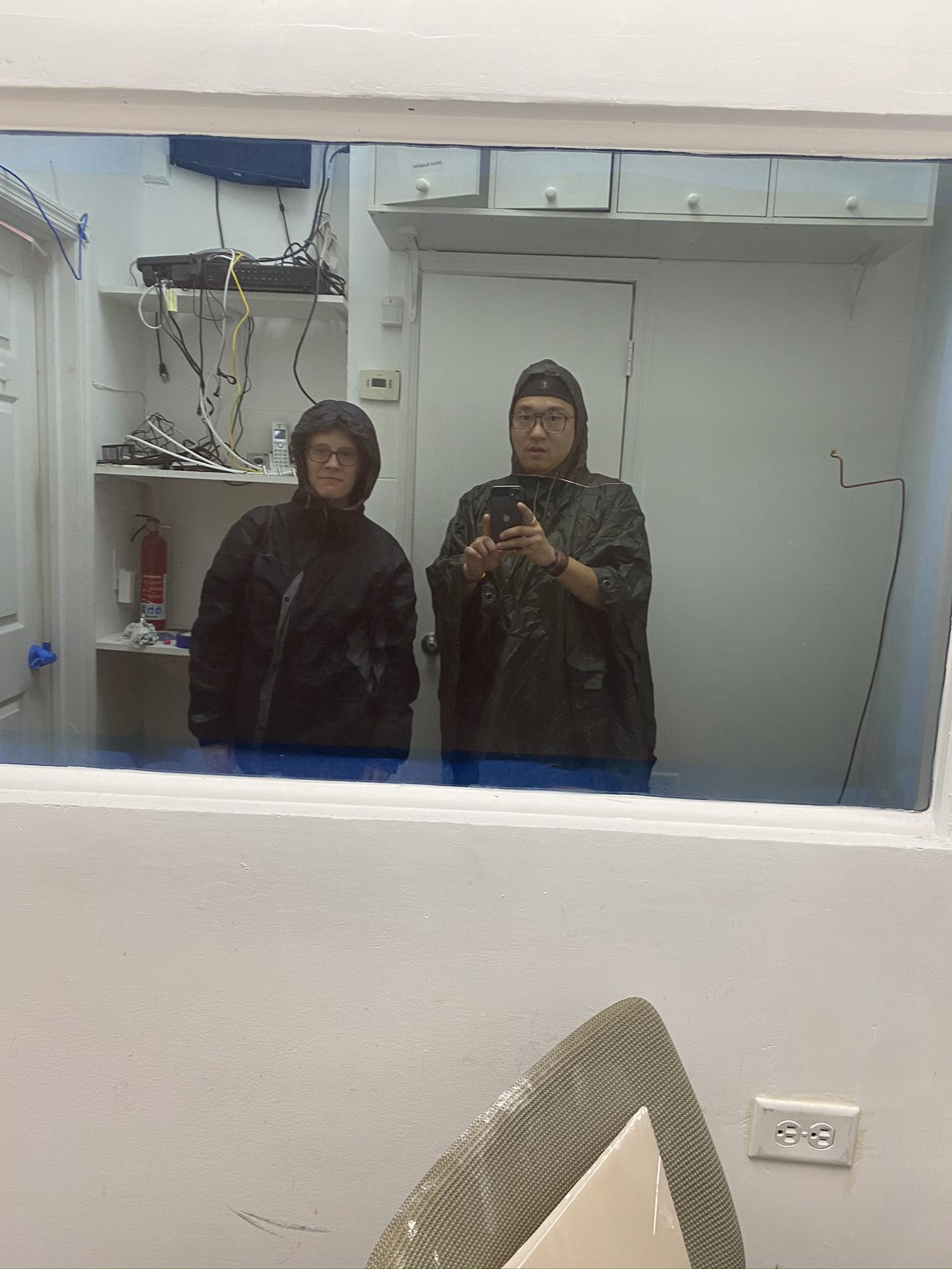 On the last day of our trip to NYC, there was a torrential downpour and a very weird luggage situation. We did not realize that we were about to head into the first trial of our engagement.