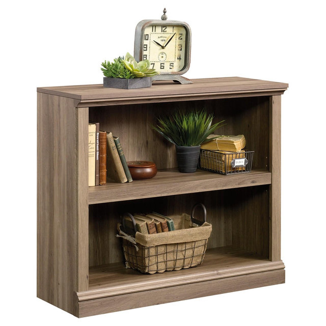 29.9" 2 Shelf Bookshelf Salt Oak - Sauder