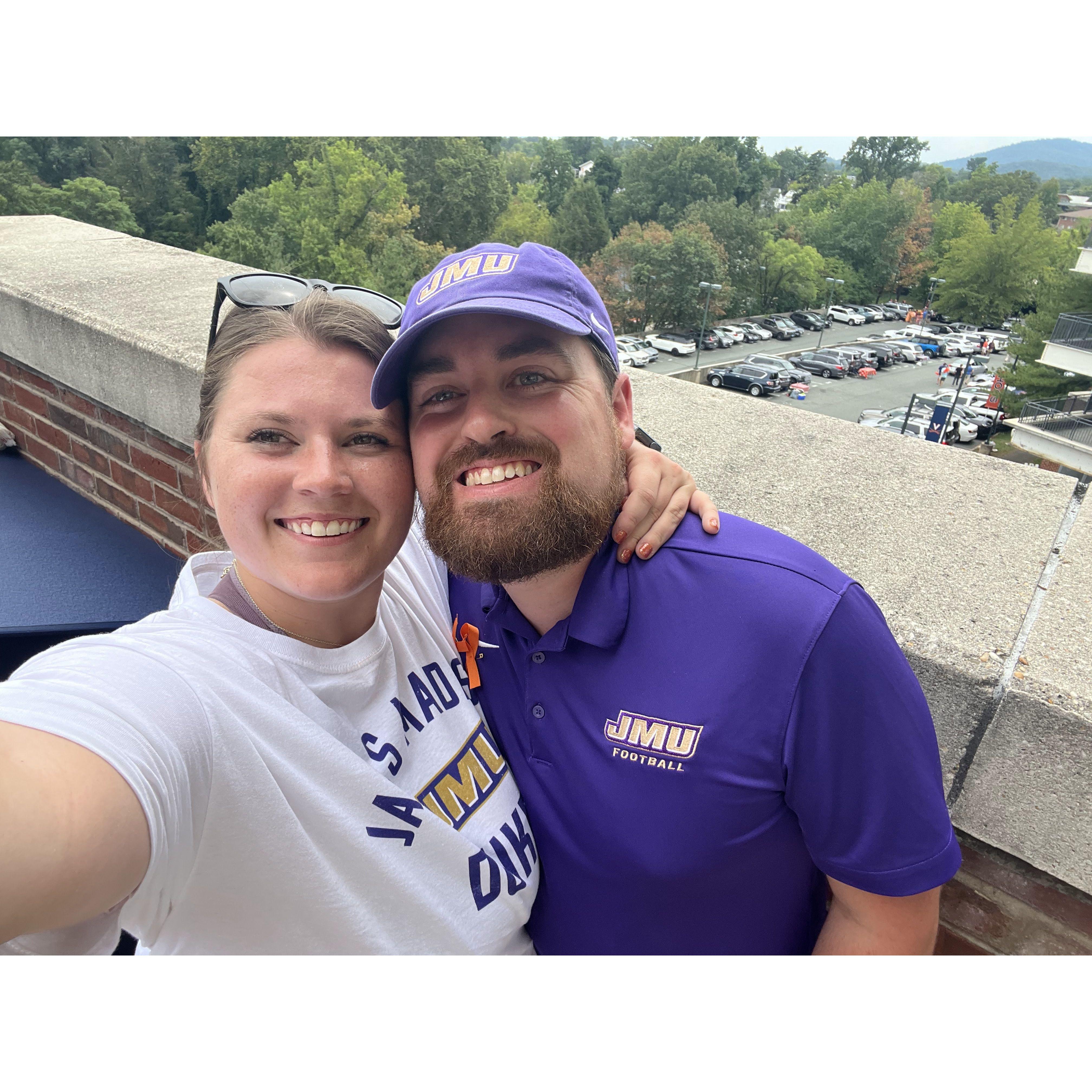 JMU football games.