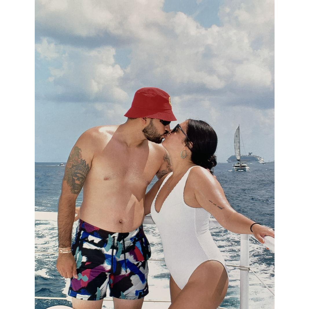 Took a boat trip to a beach in Mexico!