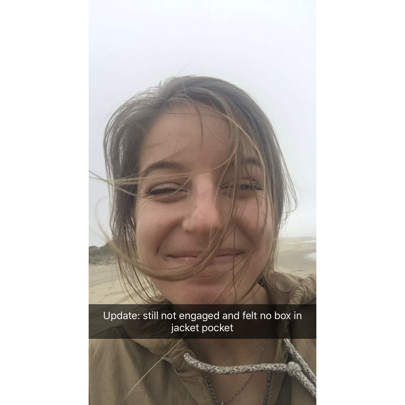Megan thinking a proposal may not be occurring...